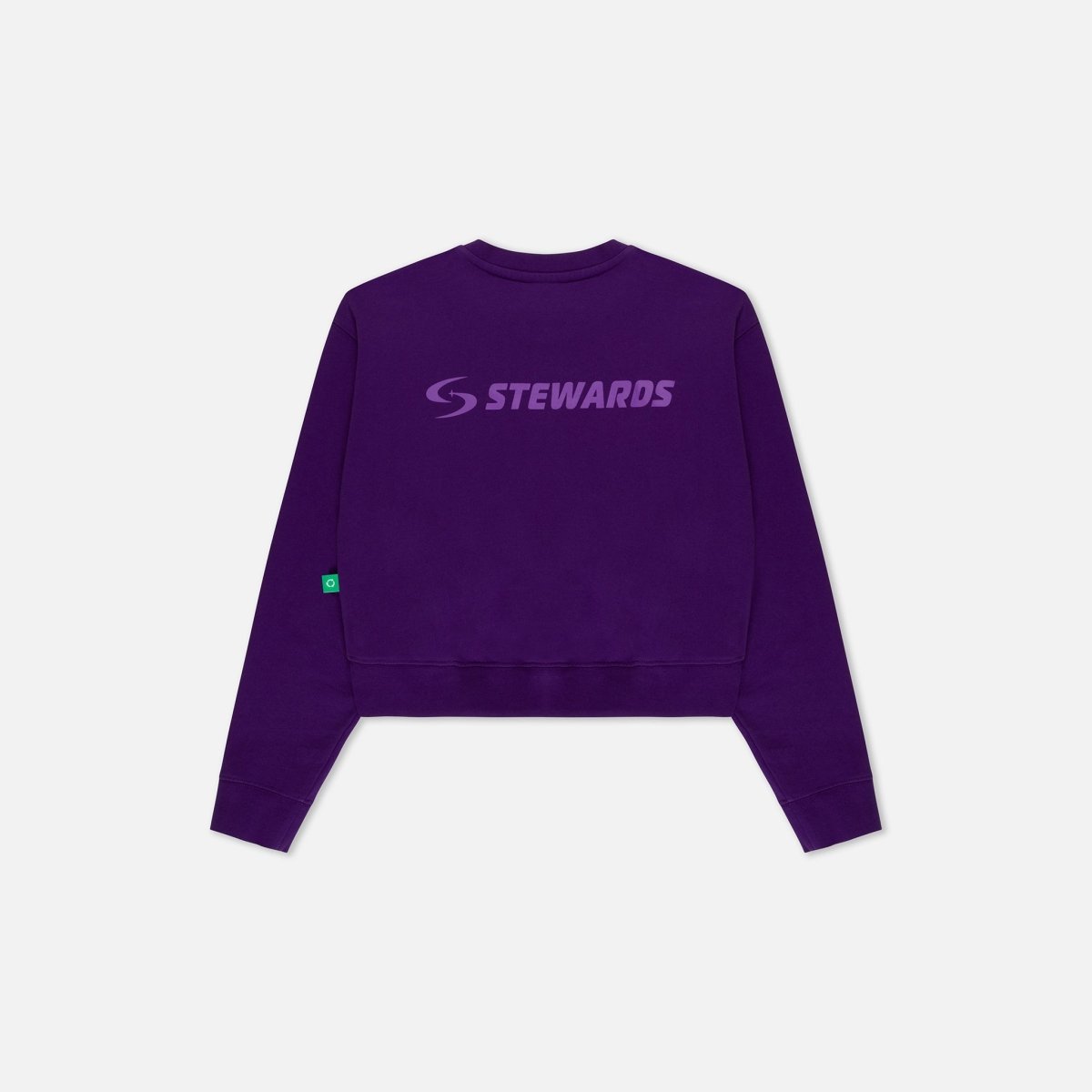 Cropped Sweatshirt · Orbit · Purple - STEWARDS - 1022-ACA-406-XS