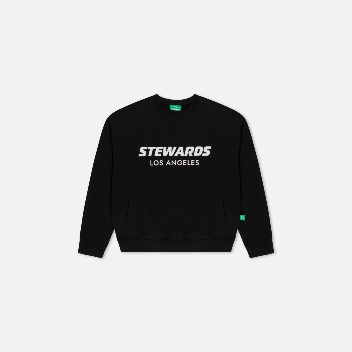 Oversized Sweatshirt · Stewards LA · Black - STEWARDS - 1004-MET-112-XS