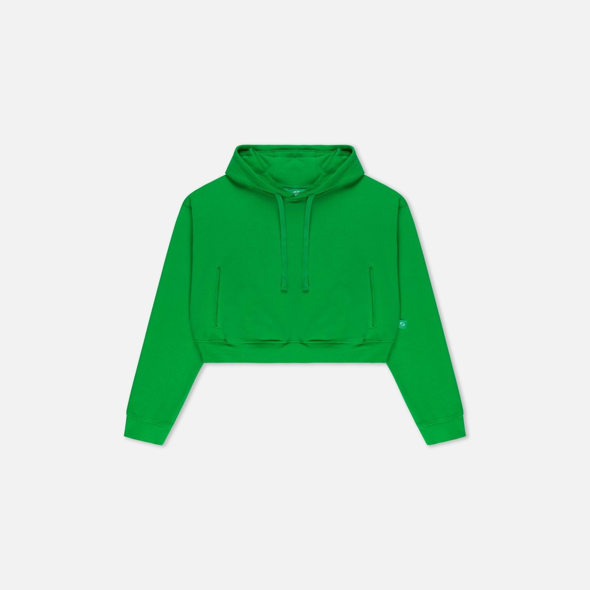 Cropped Hoodie · Stewards LA · Green - STEWARDS - 1009-FGR-212-LG