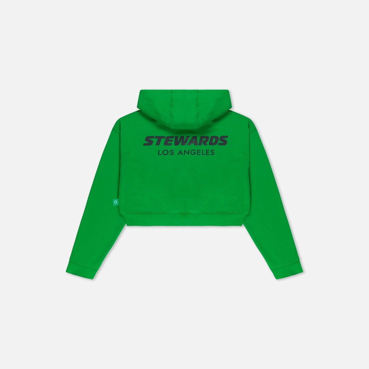 Cropped Hoodie · Stewards LA · Green - STEWARDS - 1009-FGR-212-LG