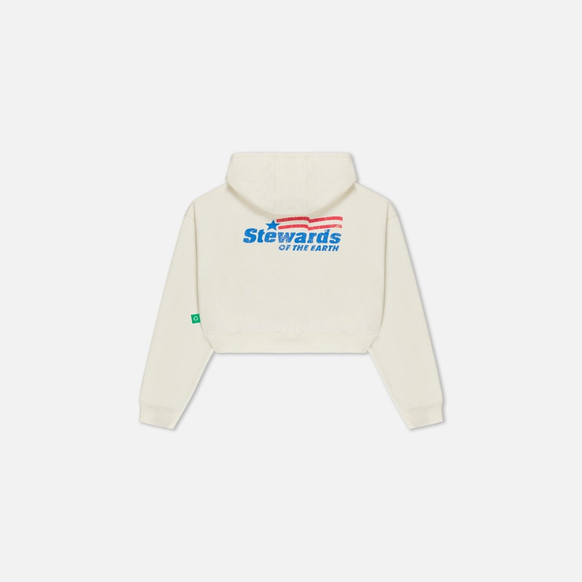 Americana Cropped Hoodie - STEWARDS - 1009-WWT-610-XS