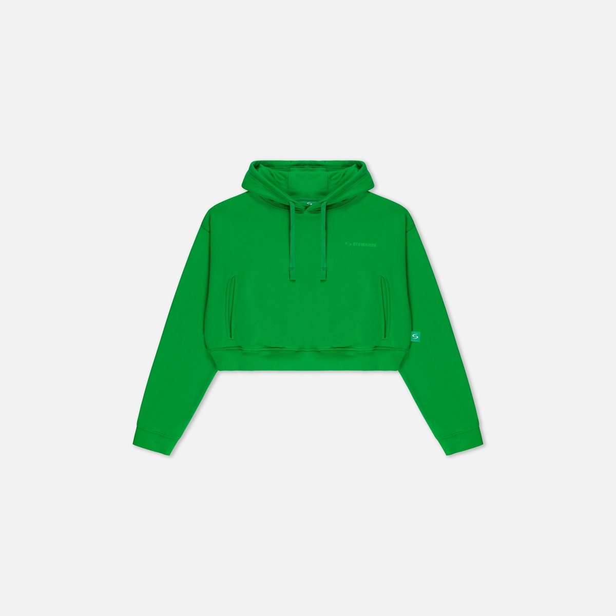 Cropped Hoodie · Orbit · Green - STEWARDS - 1009-FGR-304-XS
