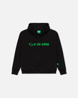 Oversized Hoodie · Orbit · Black - STEWARDS - 1001-MET-306-XS