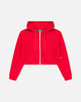 Cropped Zip Hoodie · Orbit · Red - STEWARDS - 1018-PRD-204-XS