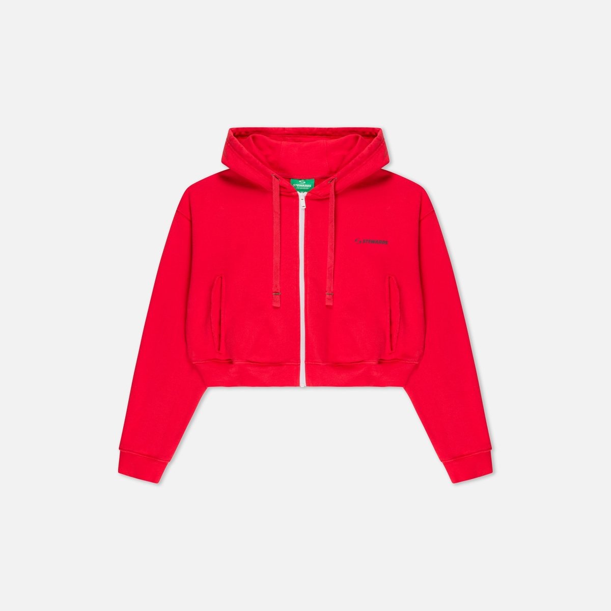 Orbit Cropped Zip Hoodie - STEWARDS - 1018-PRD-204-XS