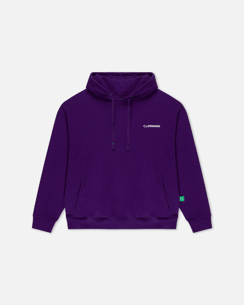 Oversized Hoodie · Orbit · Purple - STEWARDS - 1001-ACA-104-XS