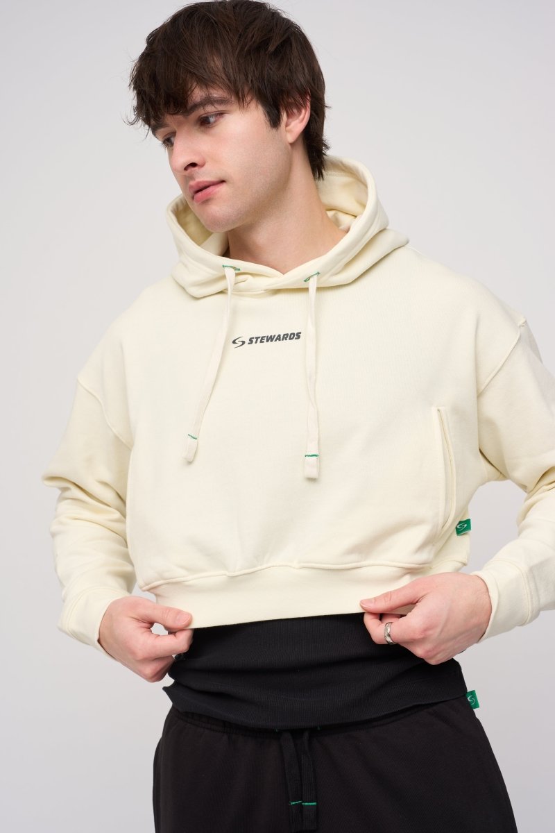 Cropped Hoodie · Orbit · Off - White - STEWARDS - 1009-WWT-204-XS