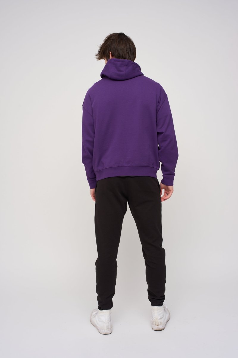 Oversized Hoodie · Orbit · Purple - STEWARDS - 1001-ACA-104-XS