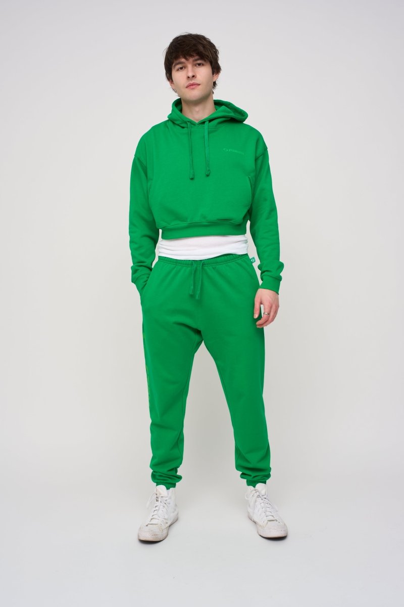 Cropped Hoodie · Orbit · Green - STEWARDS - 1009-FGR-304-XS