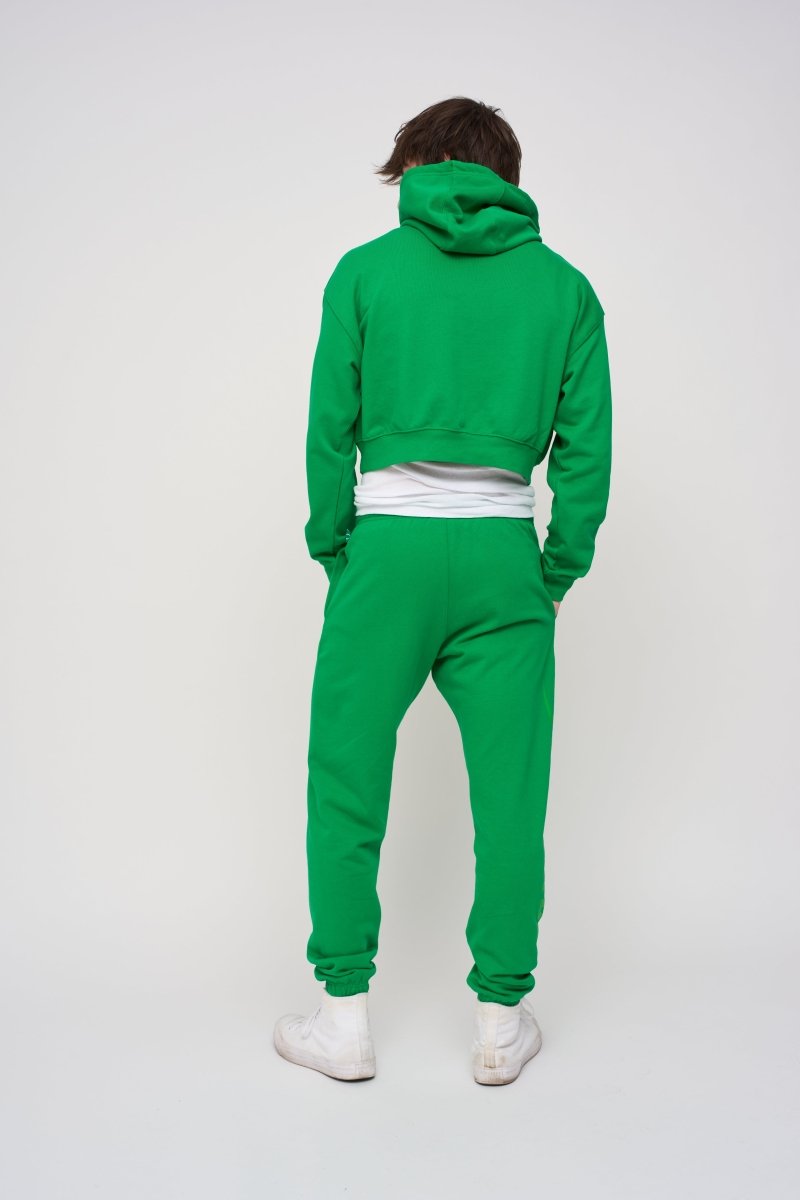 Cropped Hoodie · Orbit · Green - STEWARDS - 1009-FGR-304-XS