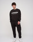 Oversized Sweatshirt · Stewards LA · Black - STEWARDS - 1004-MET-112-XS