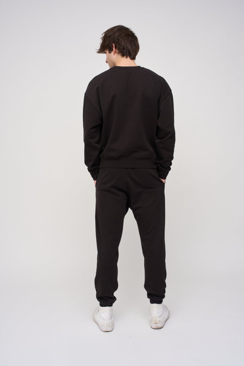 Oversized Sweatshirt · Stewards LA · Black - STEWARDS - 1004-MET-112-XS