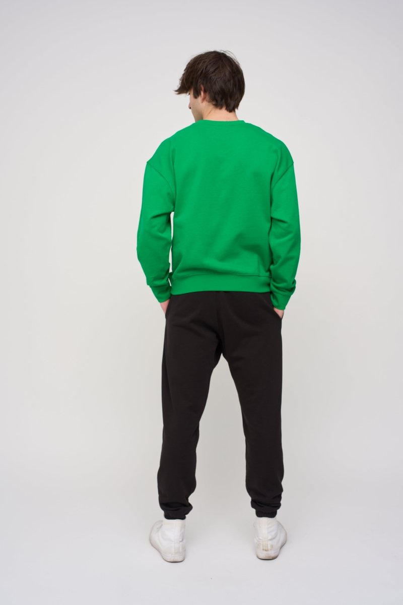 Oversized Sweatshirt · Orbit · Green - STEWARDS - 1004-FGR-106-XS