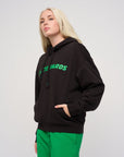 Oversized Hoodie · Orbit · Black - STEWARDS - 1001-MET-306-XS