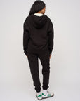 Oversized Zip Hoodie · Orbit · Black - STEWARDS - 1003-MET-104-XS