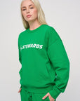 Oversized Sweatshirt · Orbit · Green - STEWARDS - 1004-FGR-106-XS