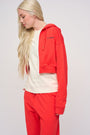 Cropped Zip Hoodie · Orbit · Red - STEWARDS - 1018-PRD-204-XS