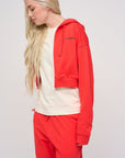 Cropped Zip Hoodie · Orbit · Red - STEWARDS - 1018-PRD-204-XS