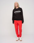 Oversized Sweatshirt · Stewards LA · Black - STEWARDS - 1004-MET-112-XS